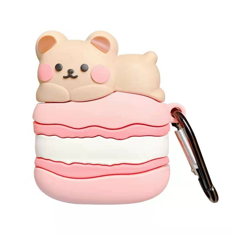 Cute Macaron Bear Protective Case - Image 3