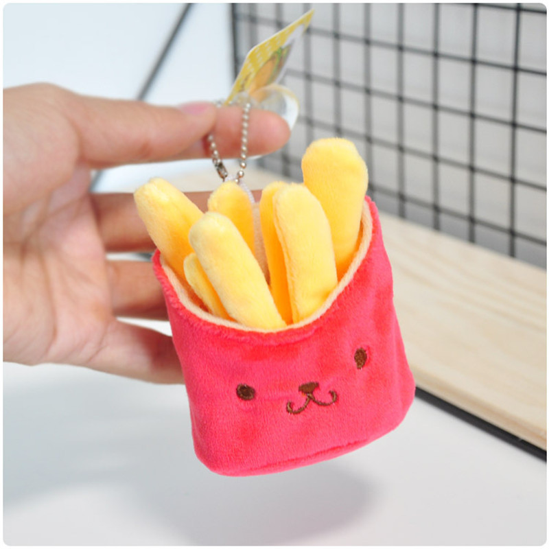 Hamburger Sandwich Cute Plush Pendant Keychain - Image 5