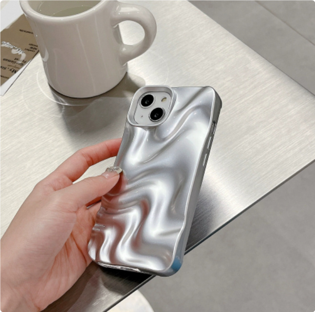 Solid Water Ripple Mobile Phone Case