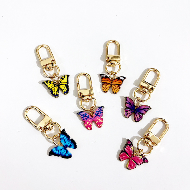 Mini Small Butterfly Keychain