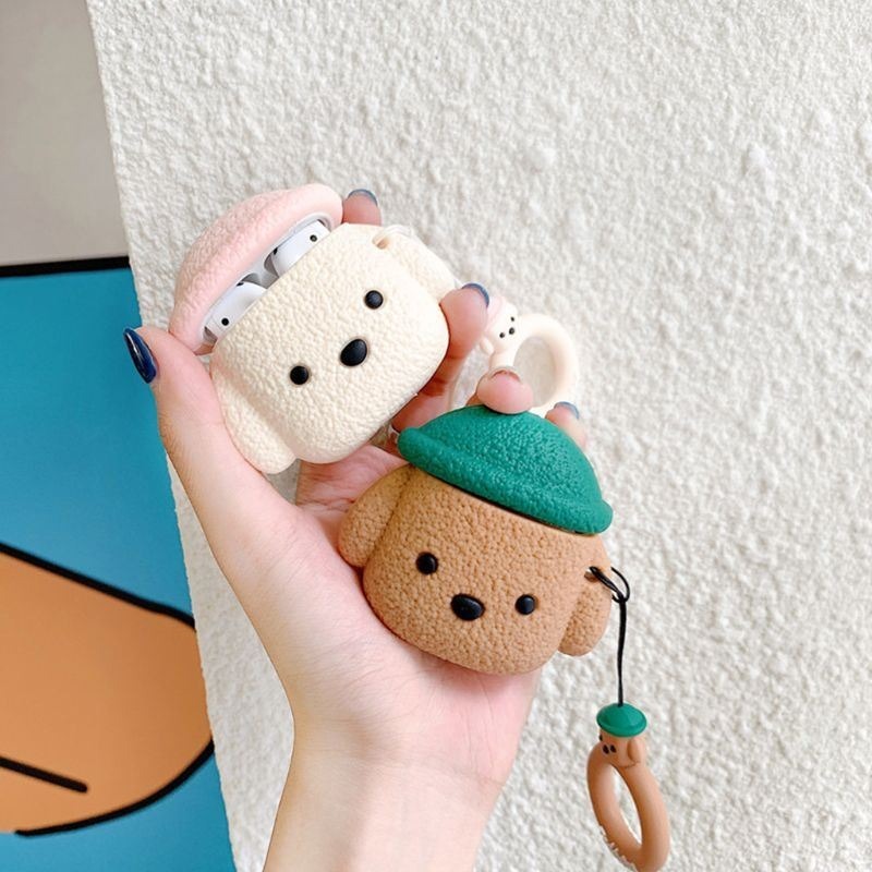 Cartoon Puppy Earphone Case Protector