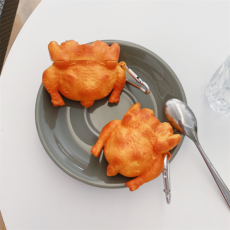 Silicone Roasted Chicken Earphone Case