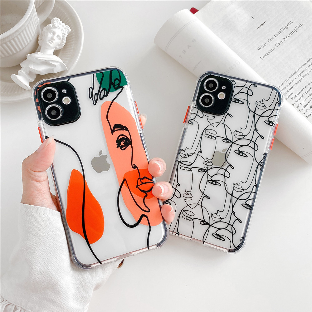 Simple Abstract Painting Mobile Phone Case