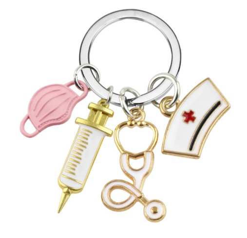 Medical Nurse Doctor Mask Keychain