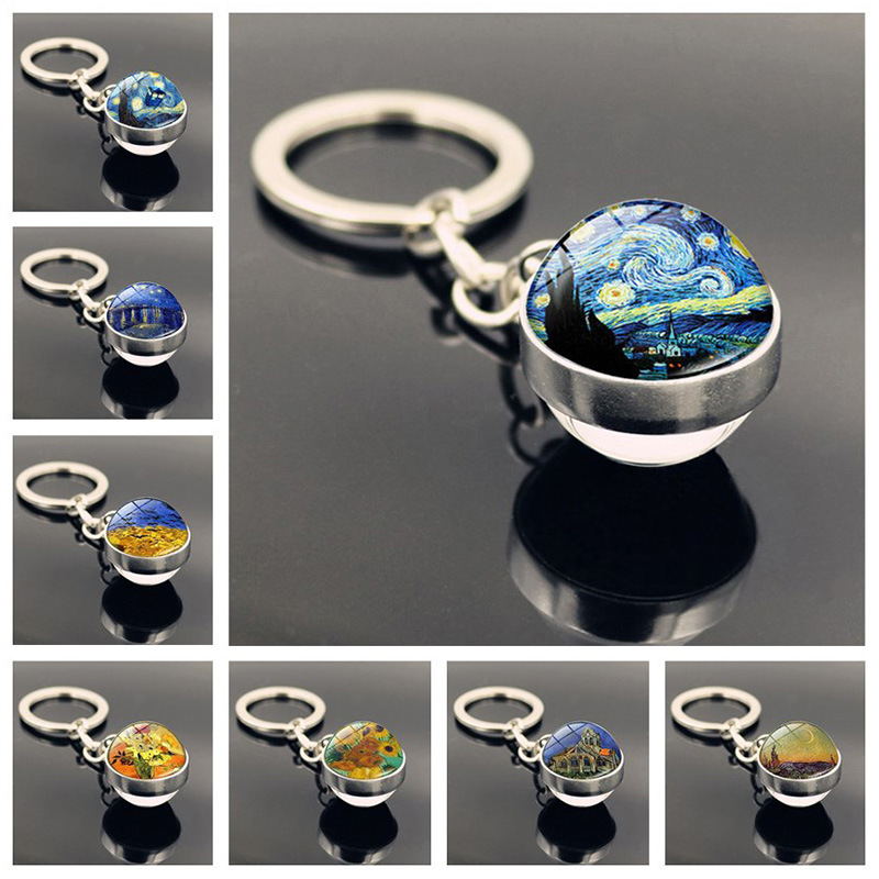 Creative Starry Sunflower Keychain