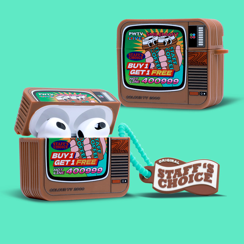 Cartoon TV Pattern Earphone Case - Image 3