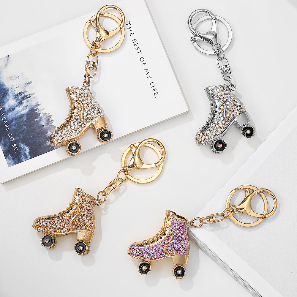 Diamond Skates Creative Key Chain
