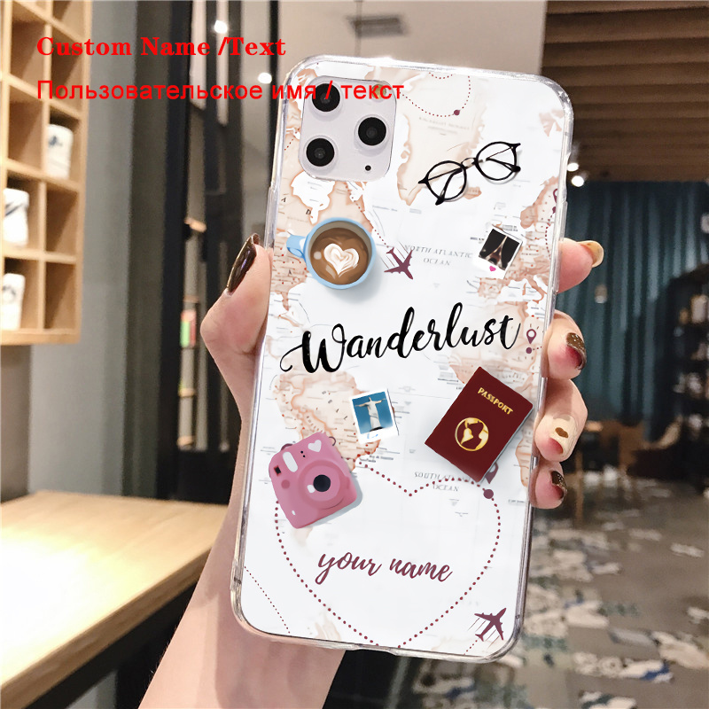 Transparent Soft Floral Phone Case