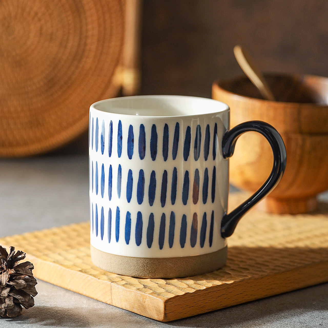Hand-Painted Ceramic Mug - Image 5