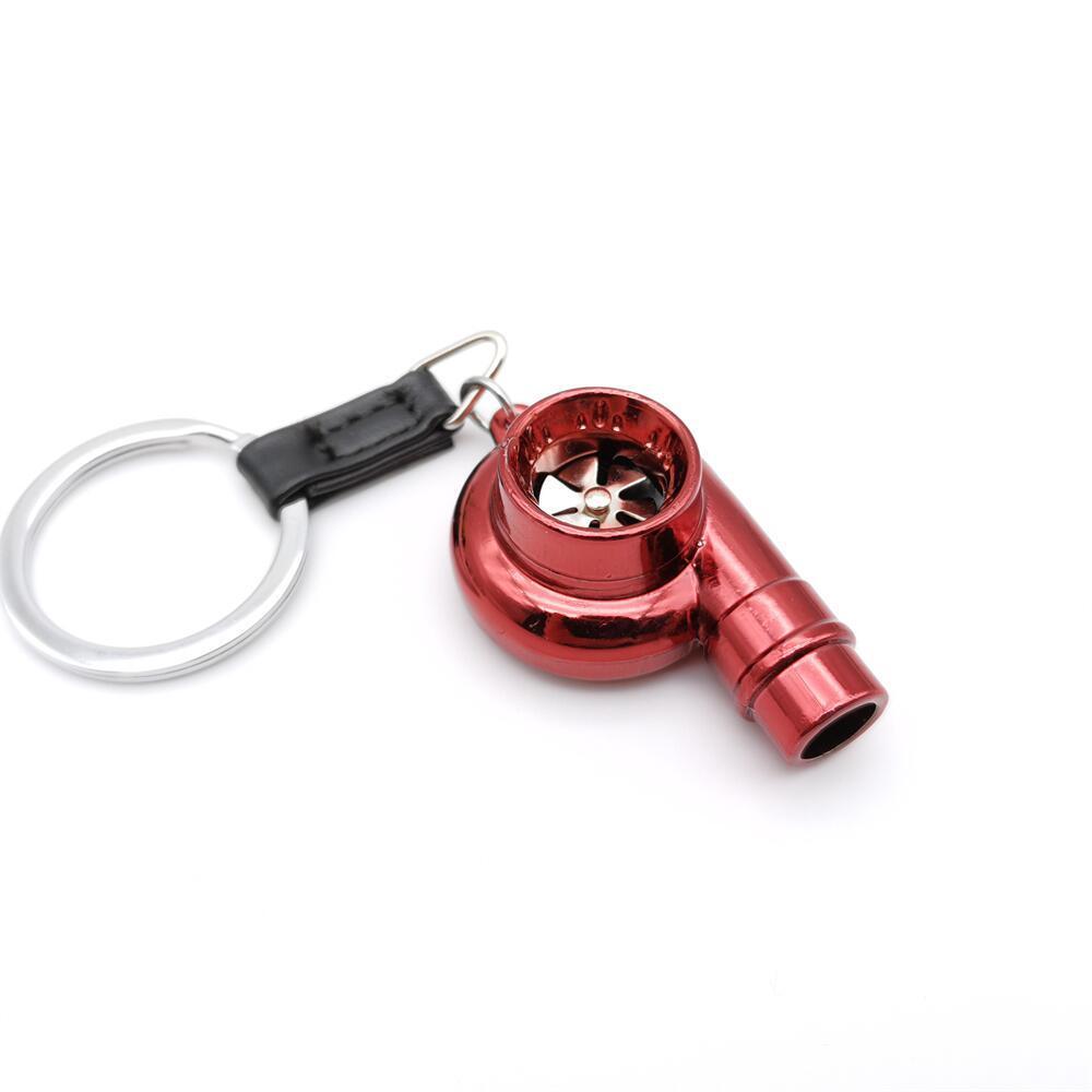 Car Turbo Whistle Simulation Alloy Metal Keychain - Image 5