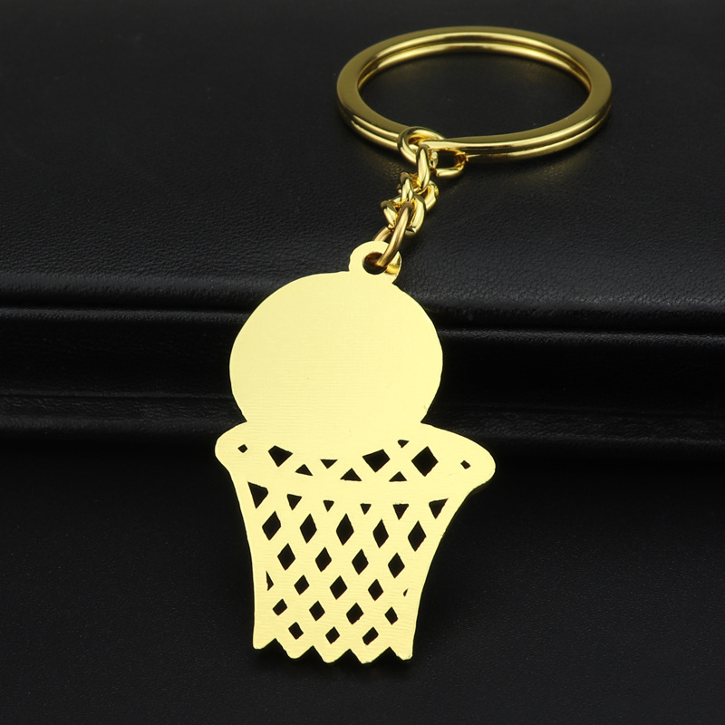 Creative 3D Basketball Keychain - Image 3