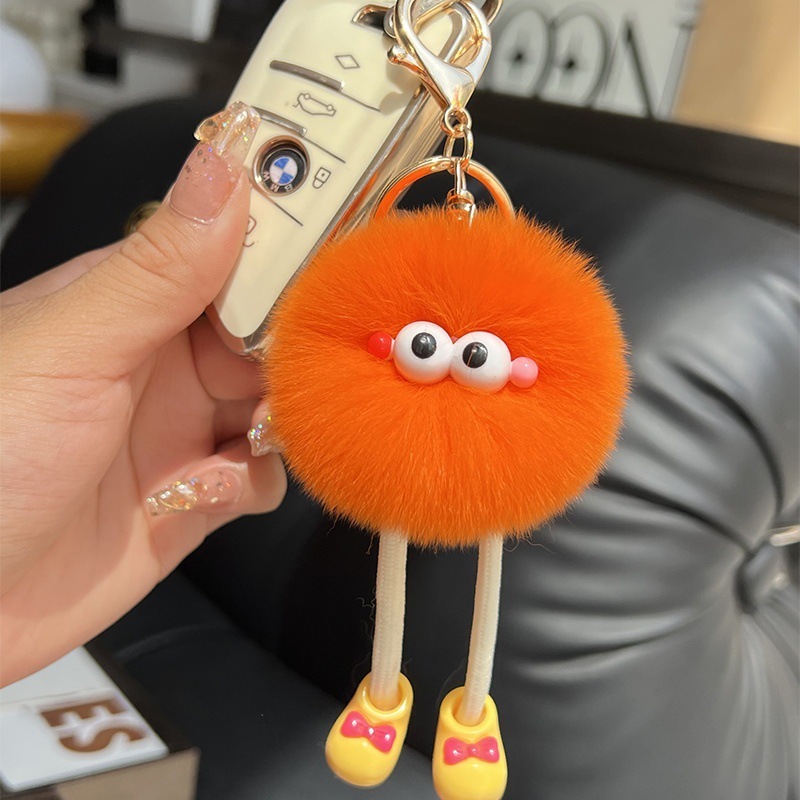 Plush Big Long Leg Small Briquette Key Ring - Image 8