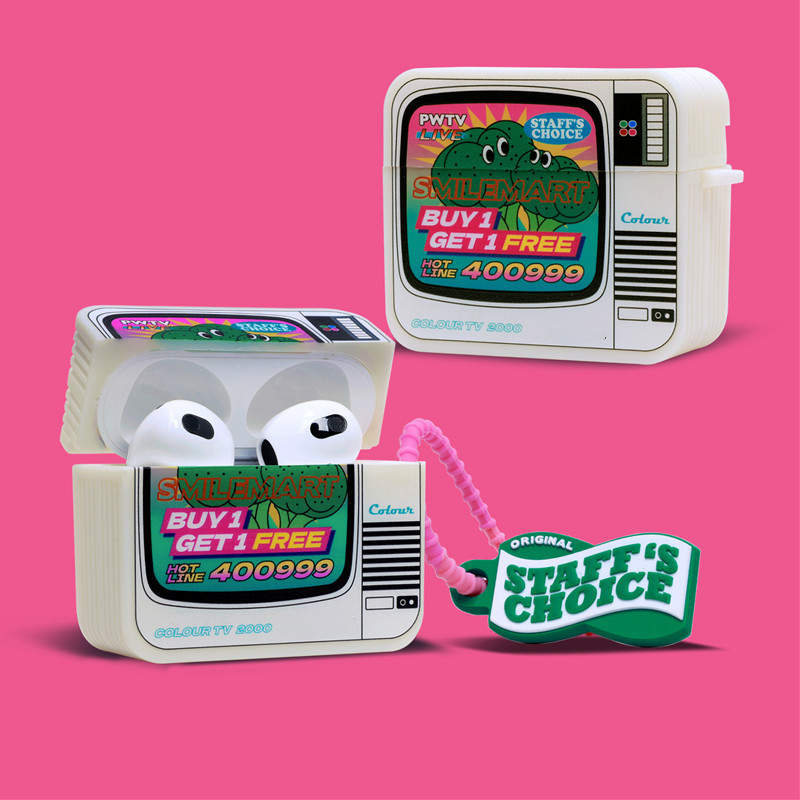 Cartoon TV Pattern Earphone Case - Image 5