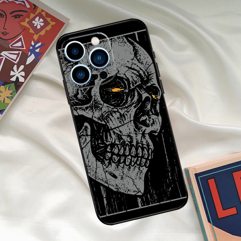 Ghost Skull Face Phone Case - Image 6