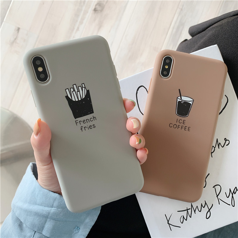 Cute Lover Couple Soft Matte Phone Case