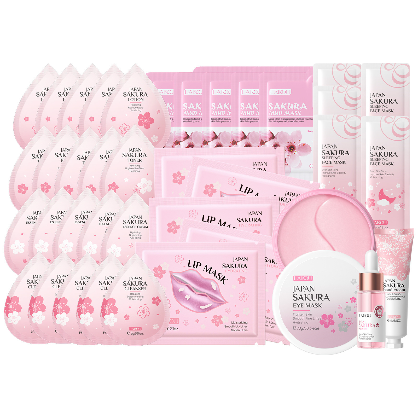 Cherry Blossom Bath 3-piece Set - Image 4