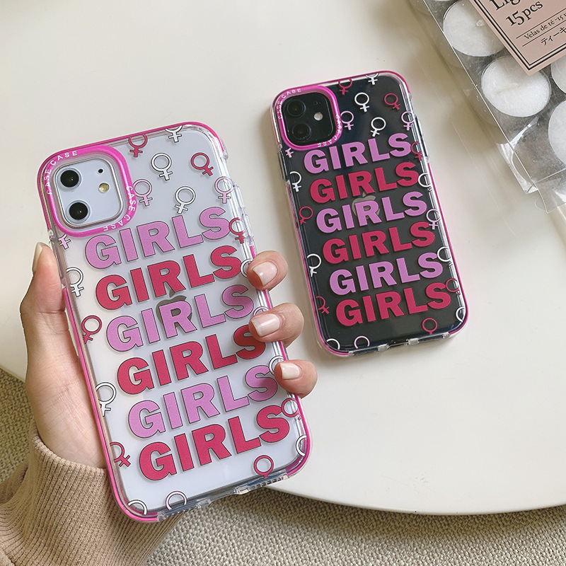 Soft Transparent Girl Protective Case