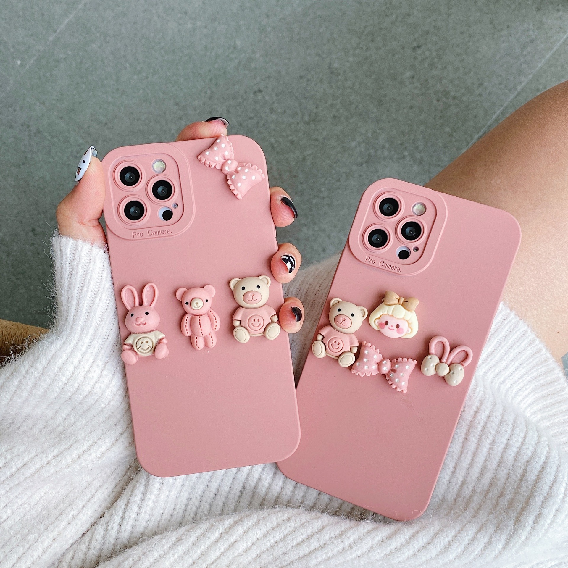 Women's 3D Doll Bear Phone Case