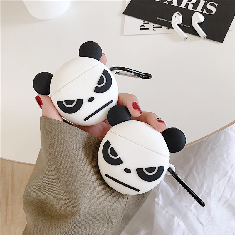 Silicone Panda Bluetooth Headphone Case