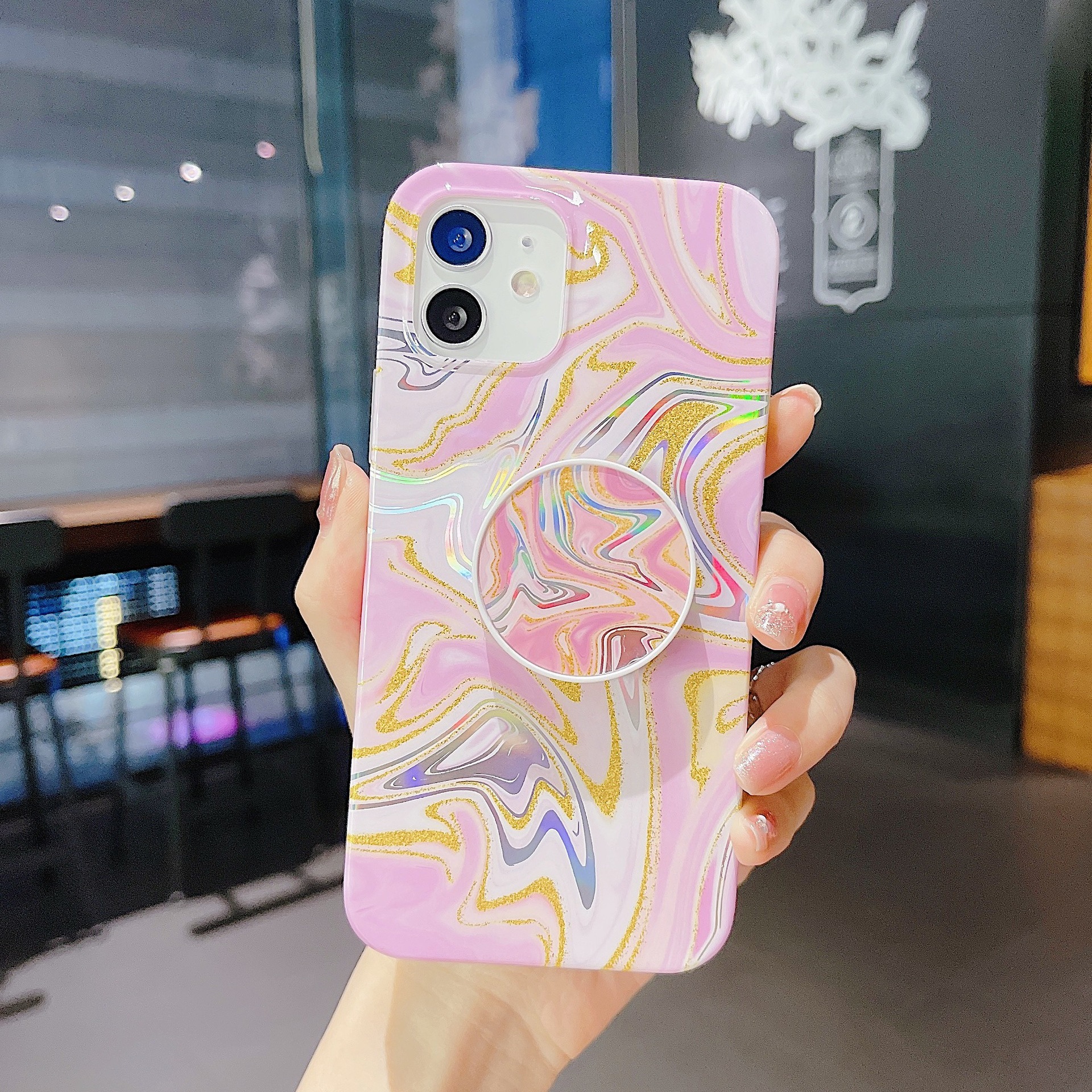Colorful Laser And Flash Powder Phone Case