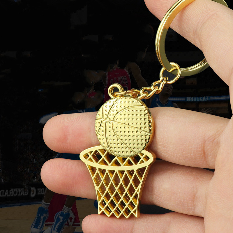 Creative 3D Basketball Keychain