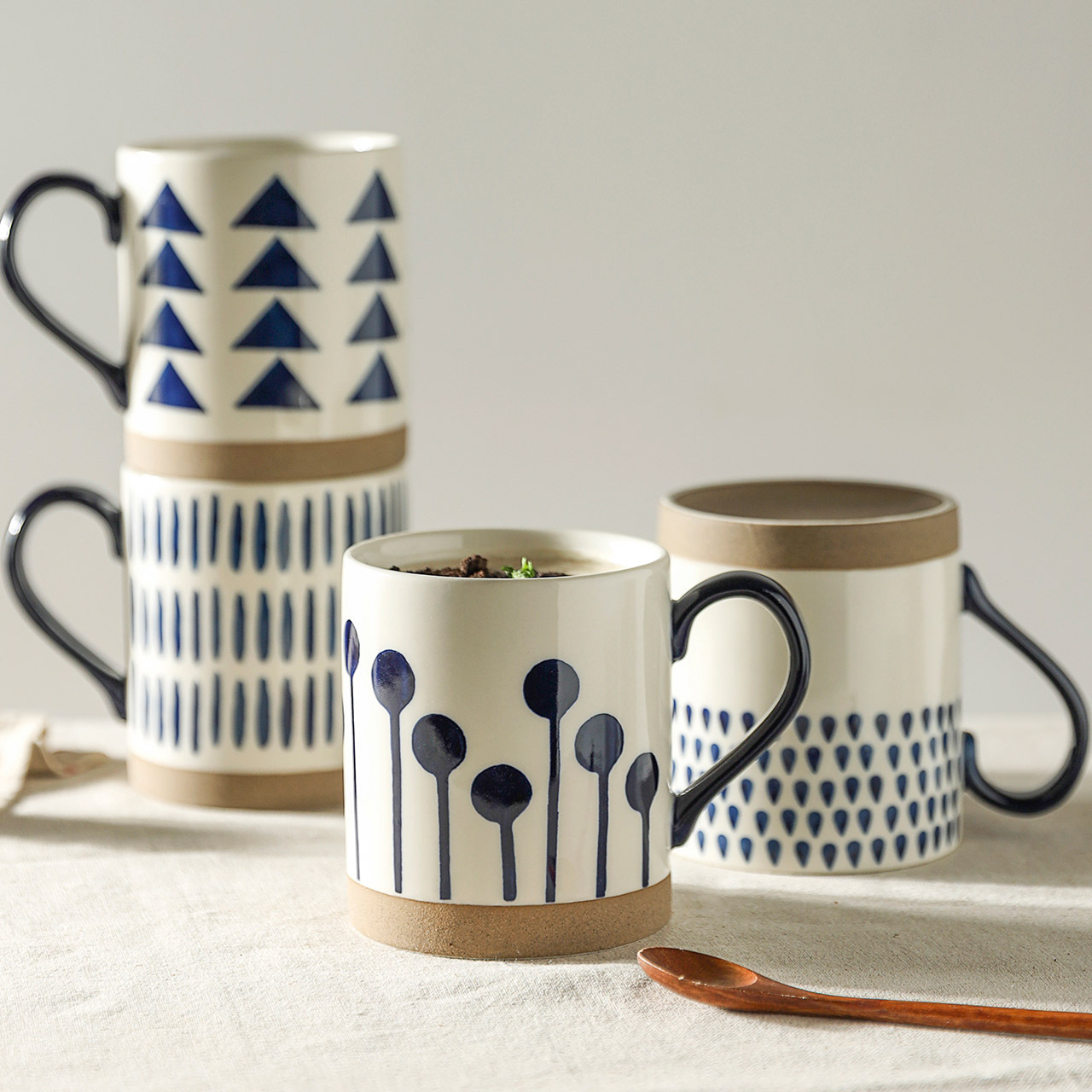 Hand-Painted Ceramic Mug