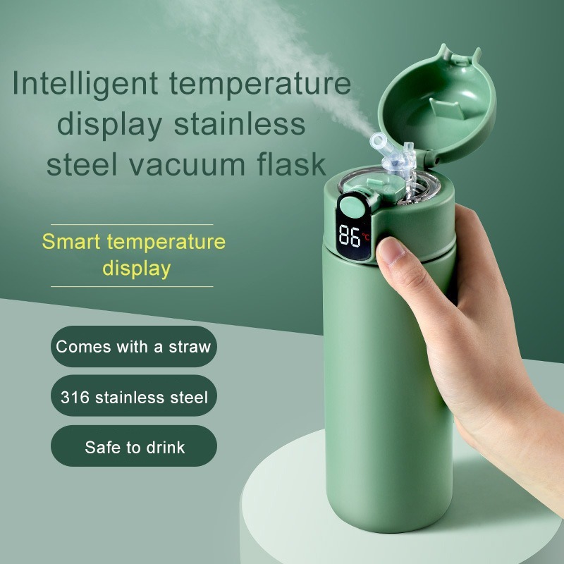 316 Stainless Steel Insulation Bottle With Straw - Image 10
