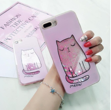 Cat Shiny Phone Cases for iPhone