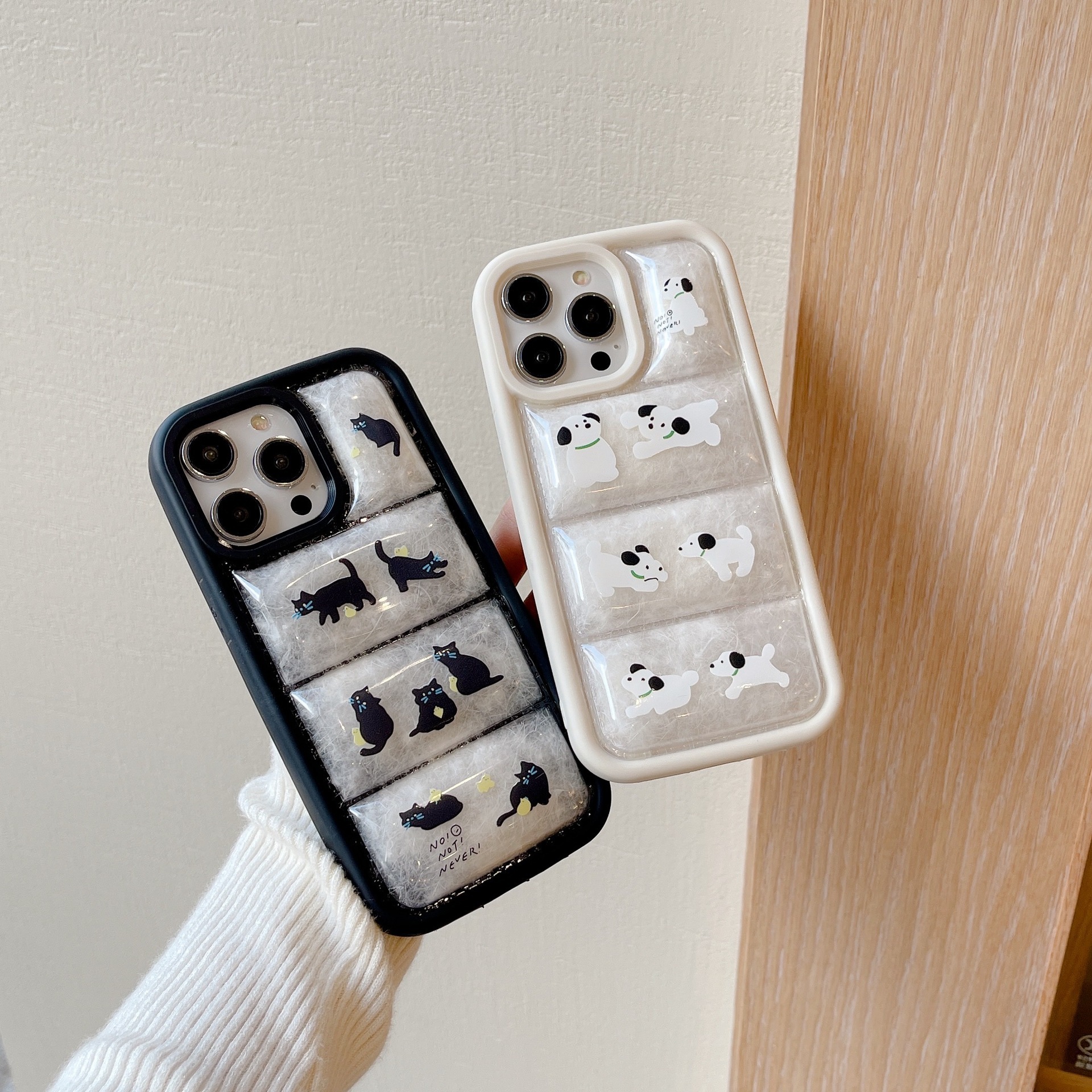 Down Jacket Painted Phone Case