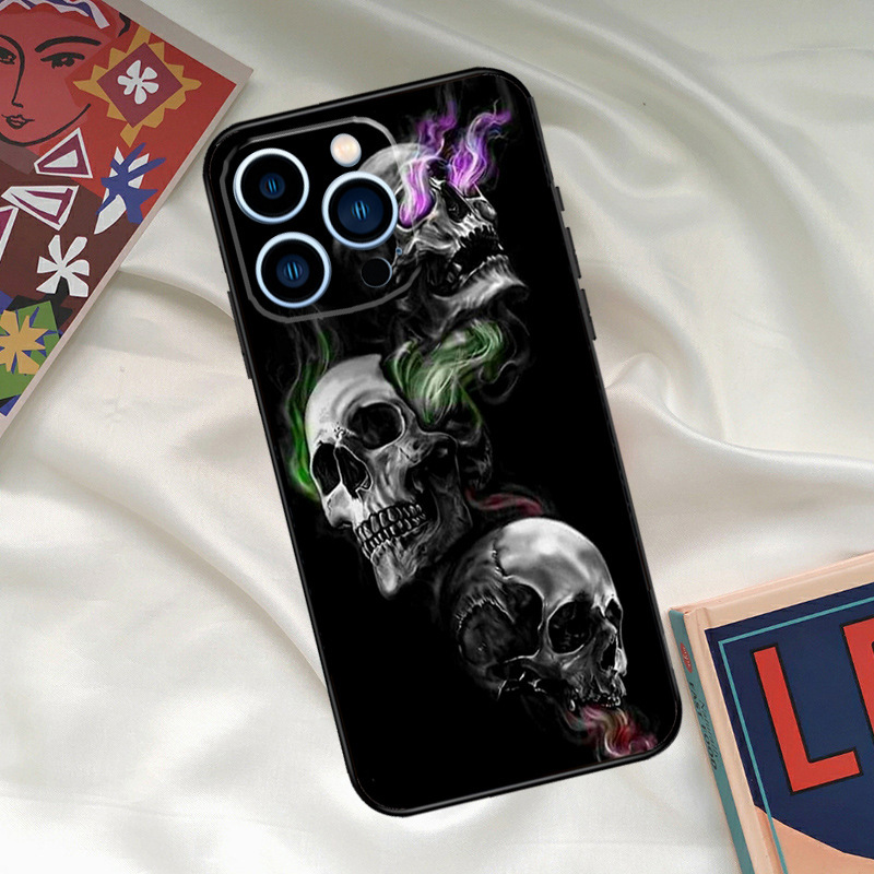 Ghost Skull Face Phone Case - Image 5