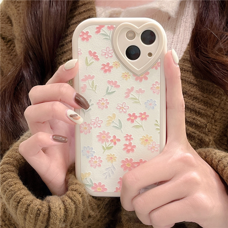 Silicone Cute Little Floral Phone Case