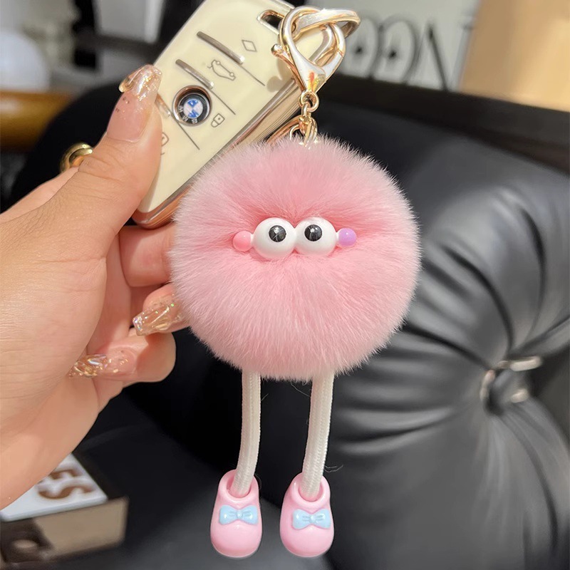 Plush Big Long Leg Small Briquette Key Ring - Image 4