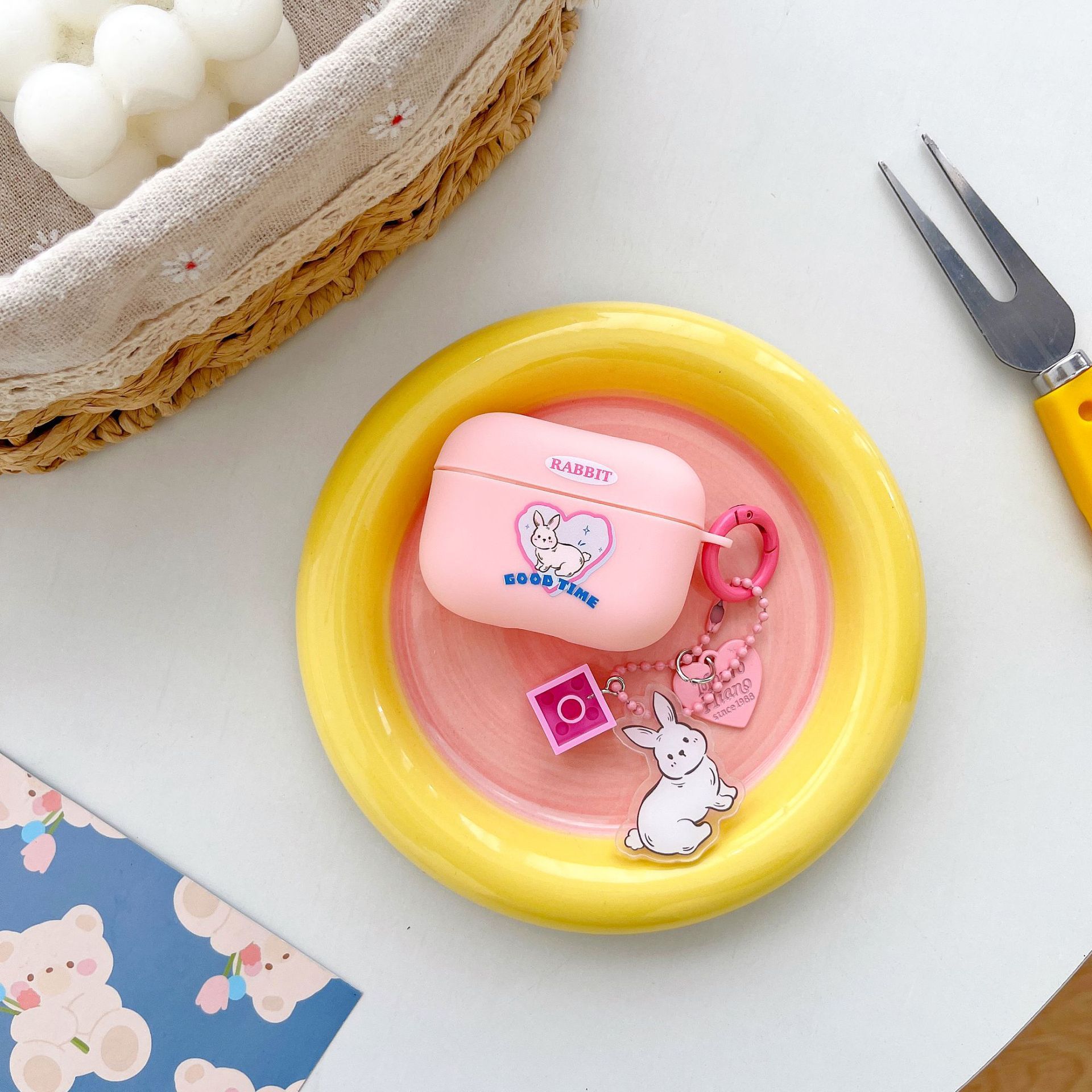 Soft Frosted Candy Color Earphone Case