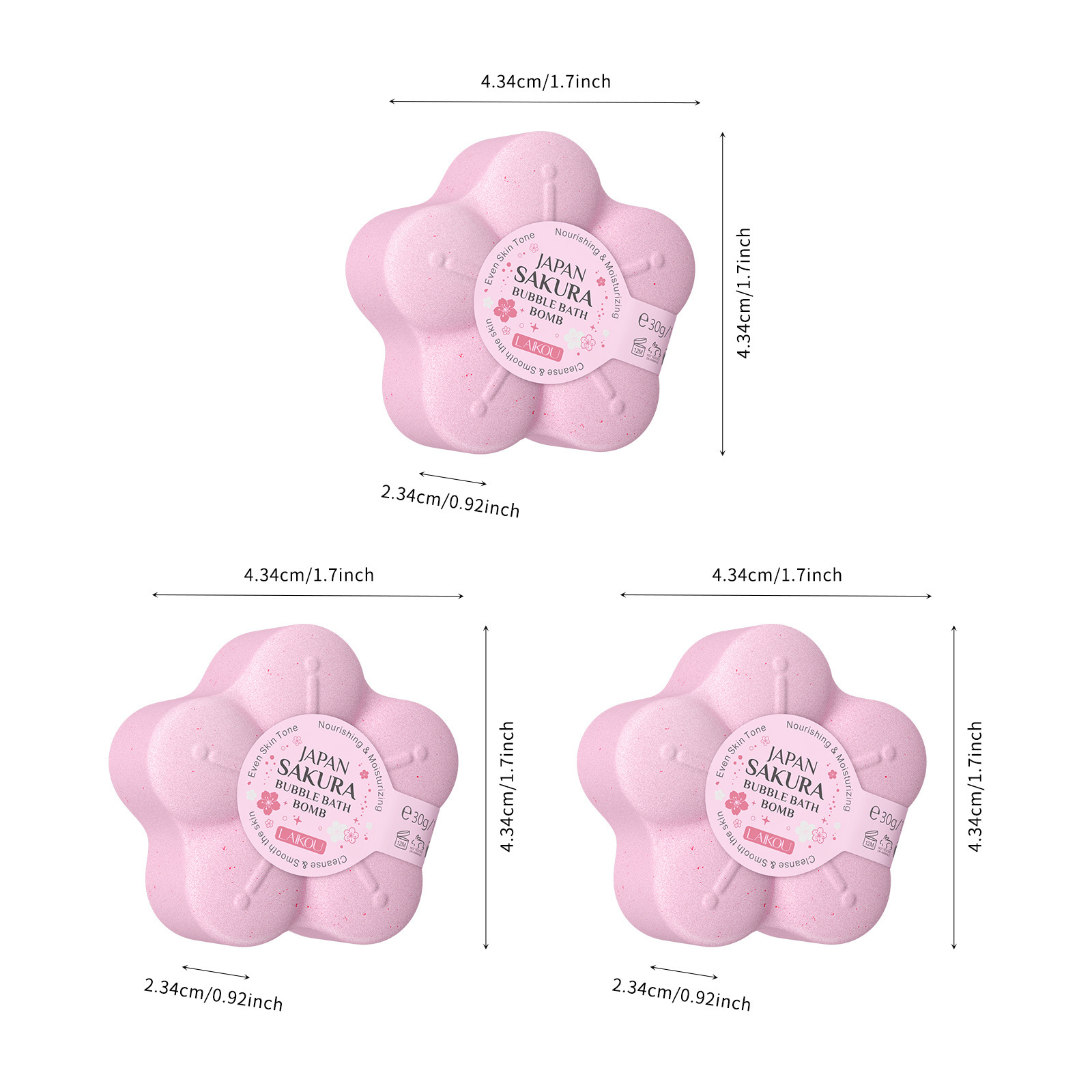 Cherry Blossom Bath 3-piece Set - Image 2