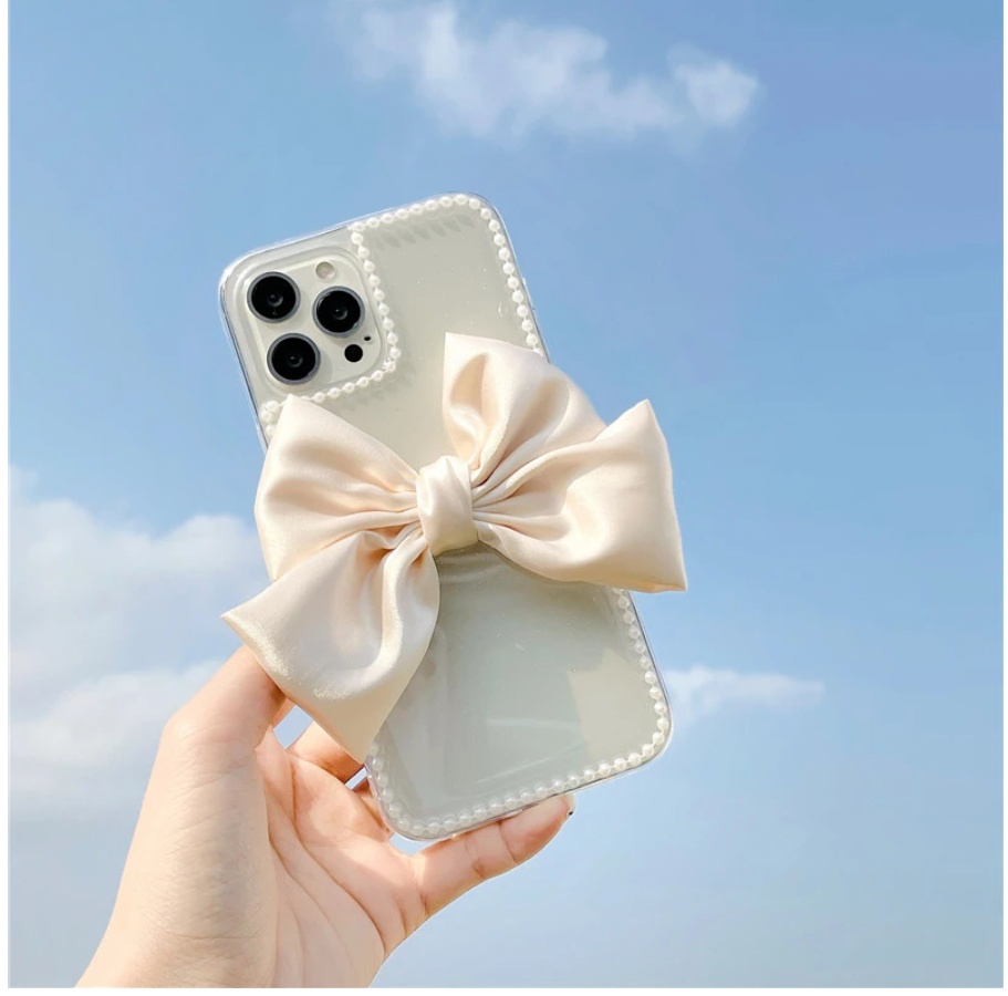 Simple Bow Protective Phone Case