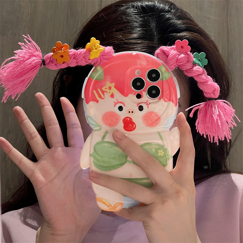 Summer Funny Braid Swimsuit Phone Case