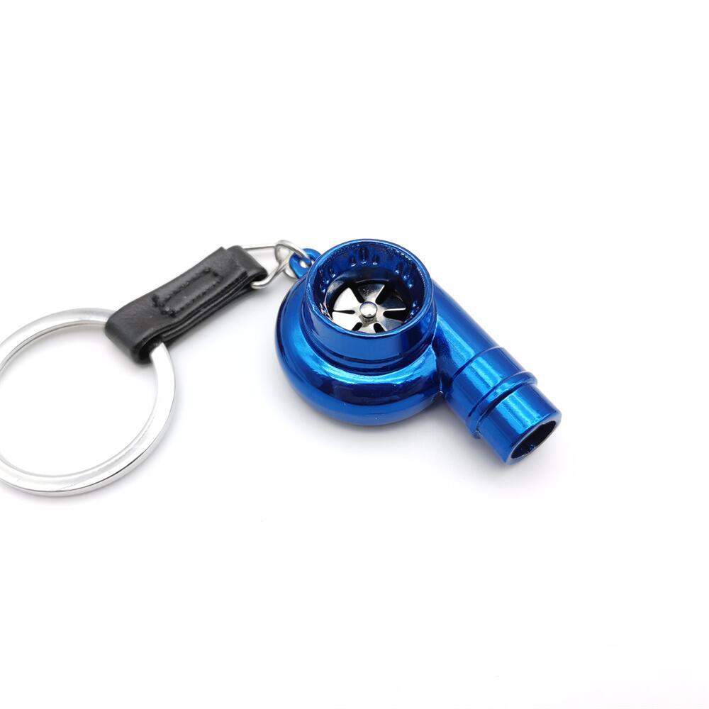 Car Turbo Whistle Simulation Alloy Metal Keychain - Image 4