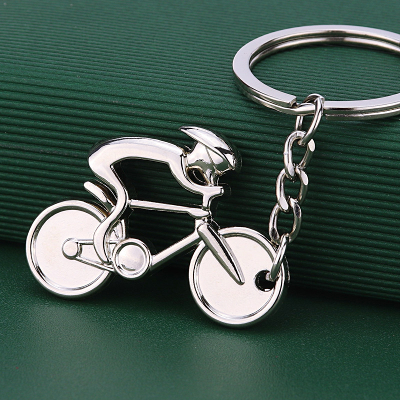 Mini Bicycle Metal Keychains