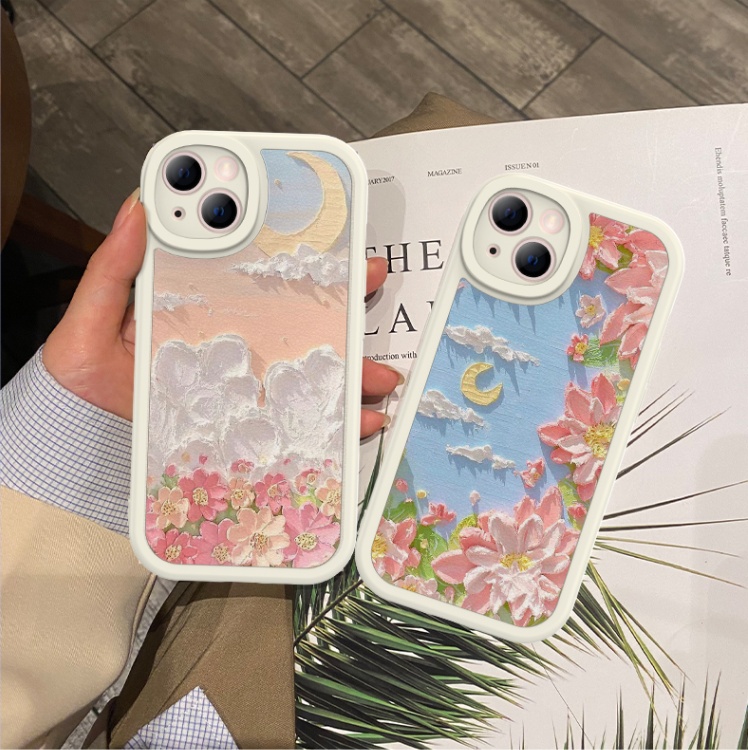 Oil Painting Flower Phone Protective Case
