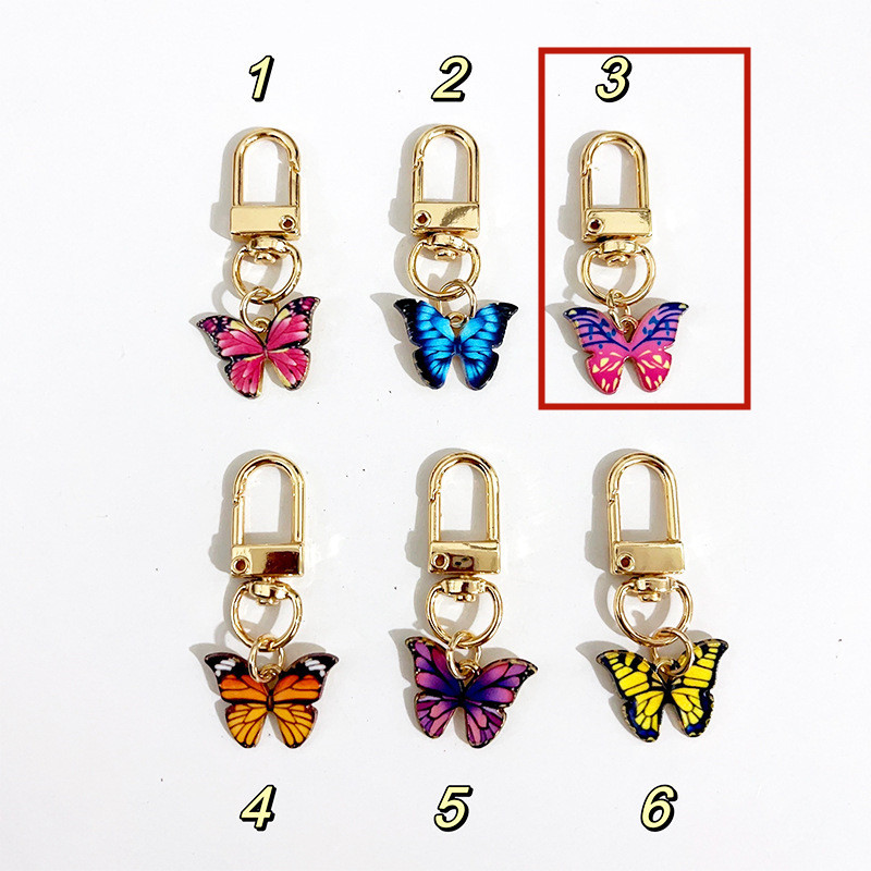 Mini Small Butterfly Keychain - Image 3