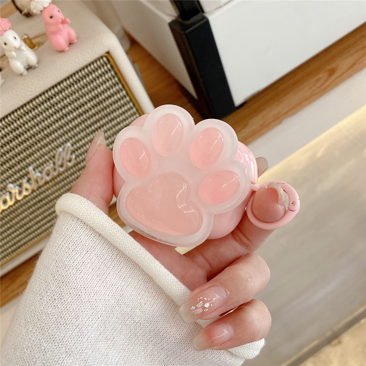 Cute Cat Claw Print Earphone Cover - Image 4