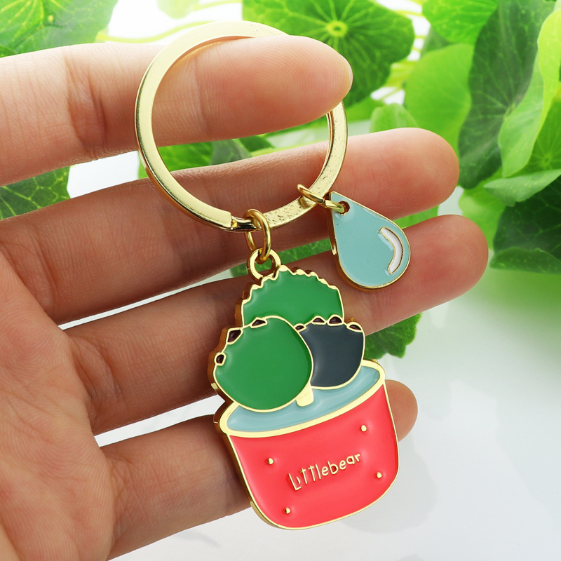 Lovely Cactus Keychain