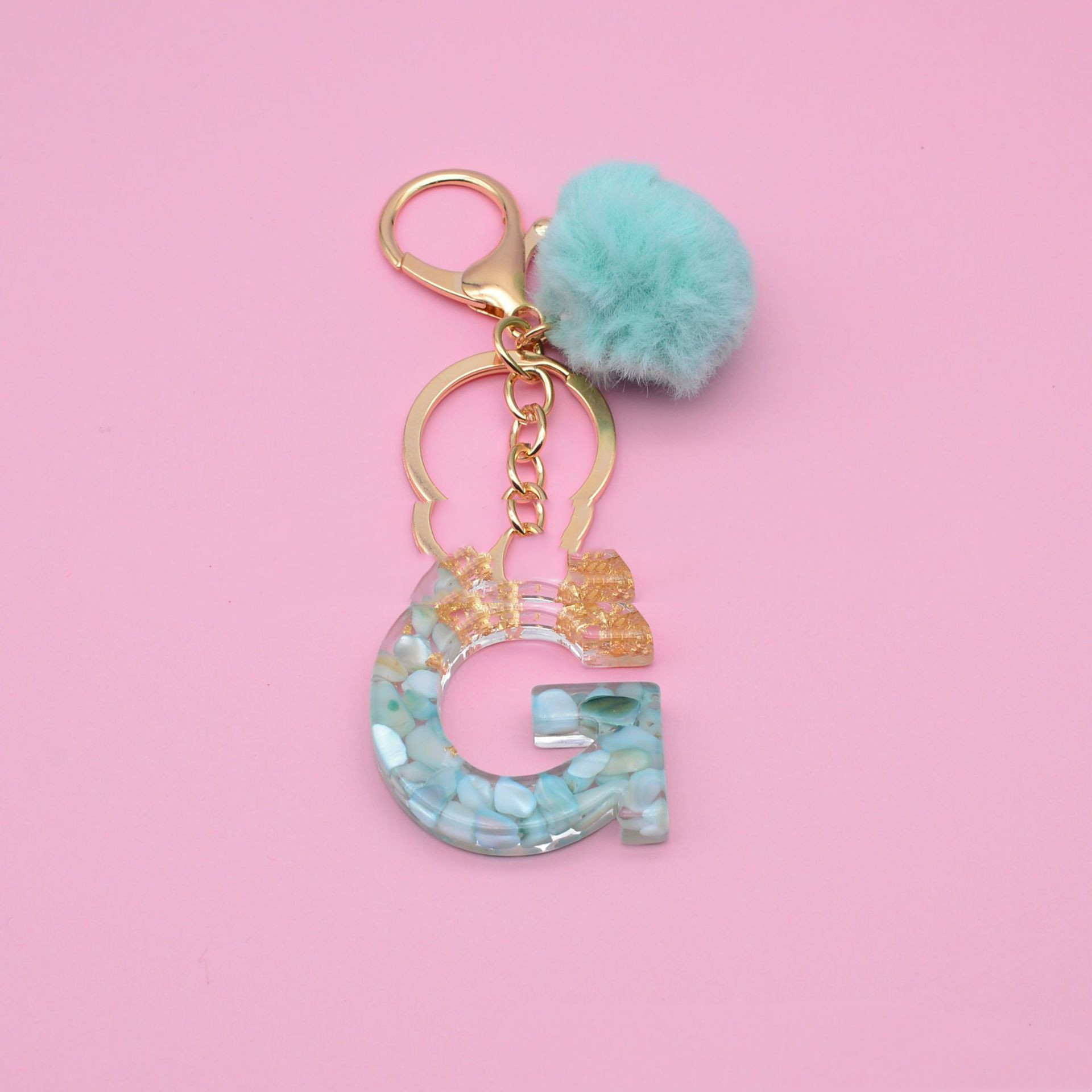26 English Alphabet Keychains