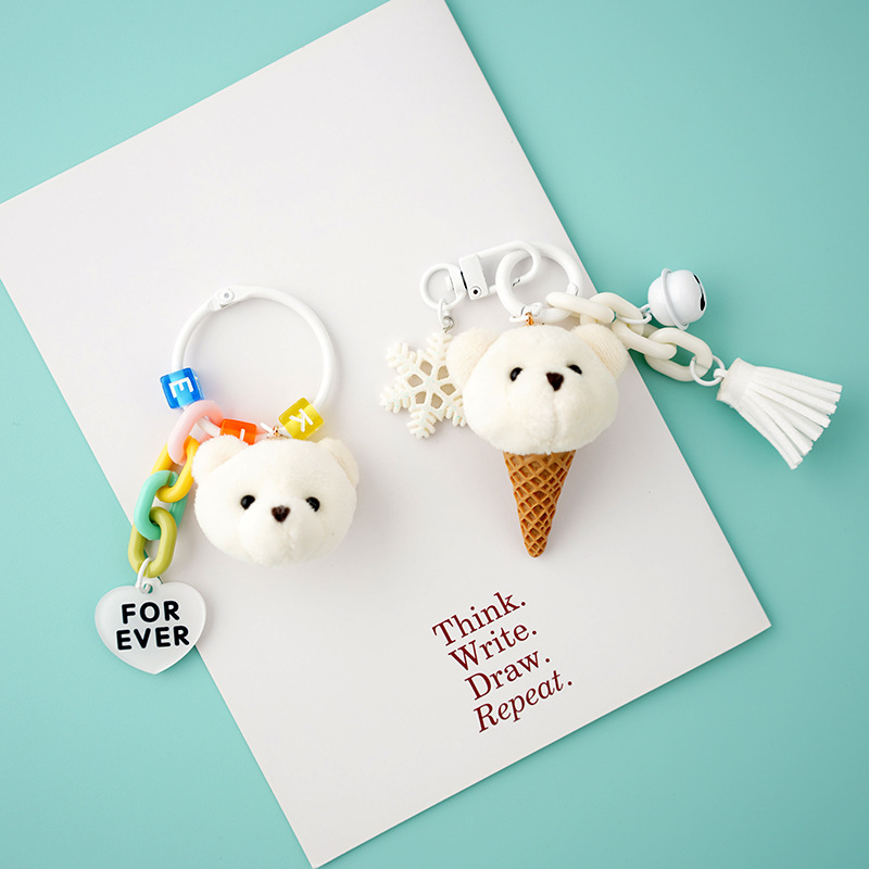 Bear Doll Bag Charm Keychain