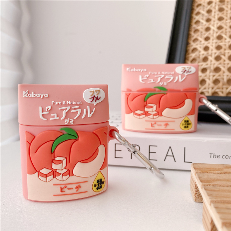 Stereo Peach Sandwich Headphone Case