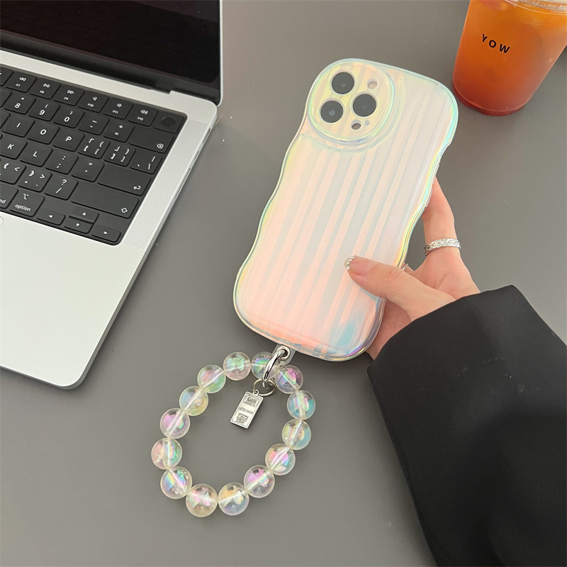 Silicone Laser Wave Phone Case