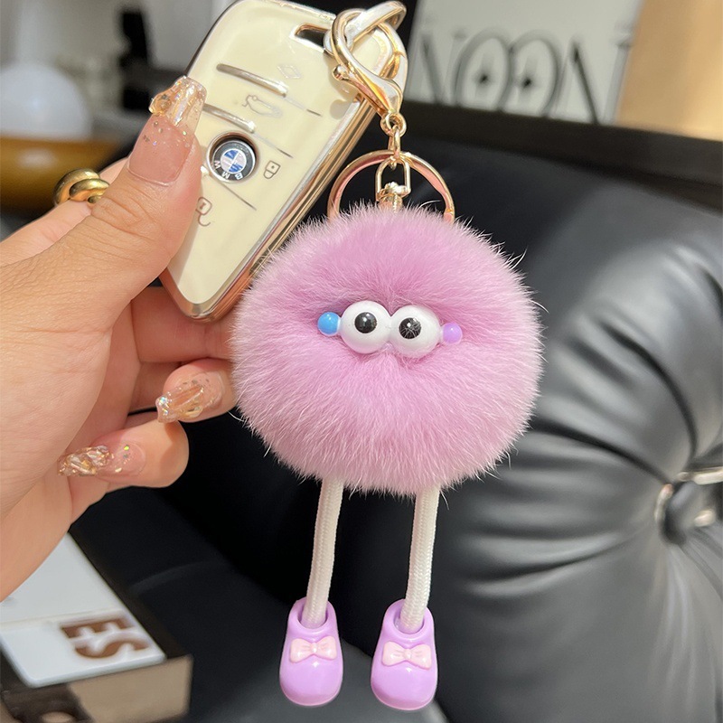 Plush Big Long Leg Small Briquette Key Ring - Image 5