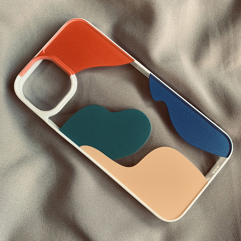 Color Block Geometry Phone Cases - Image 4