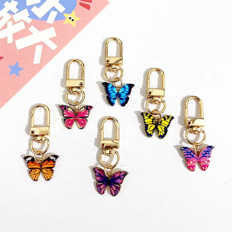 Mini Small Butterfly Keychain - Image 2