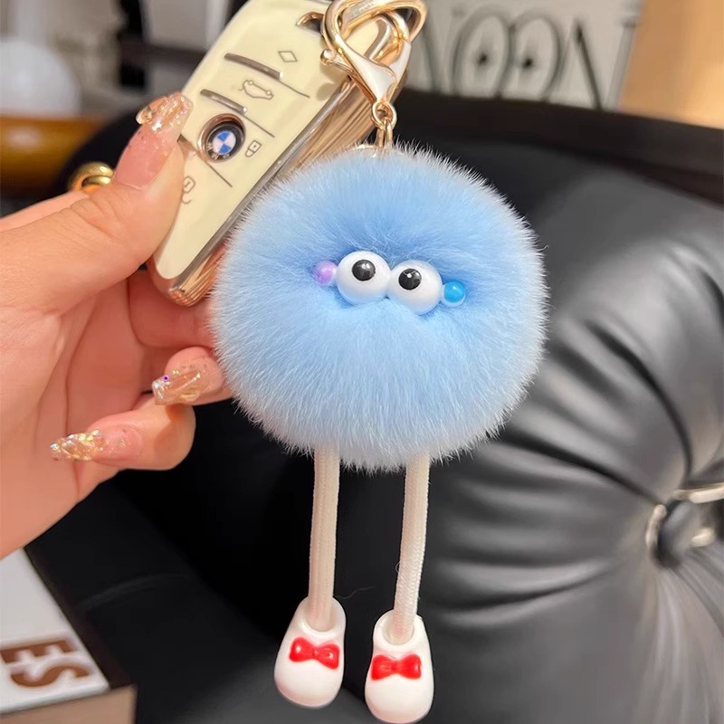 Plush Big Long Leg Small Briquette Key Ring - Image 9